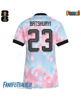 Belgia Michy Batshuayi #23 Echipament de Fotbal Replică Mondial 2026 Femei Deplasare